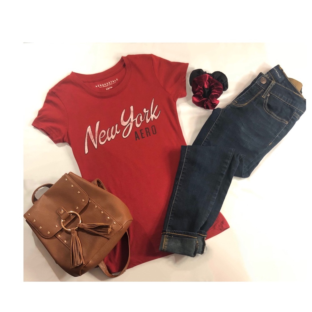 Maroon Aero t-shirt